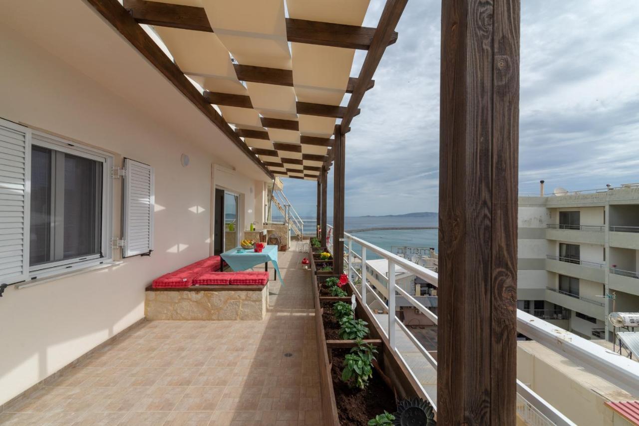 Penthouse Apartment In Downtown With Seaview Heraclión Exterior foto