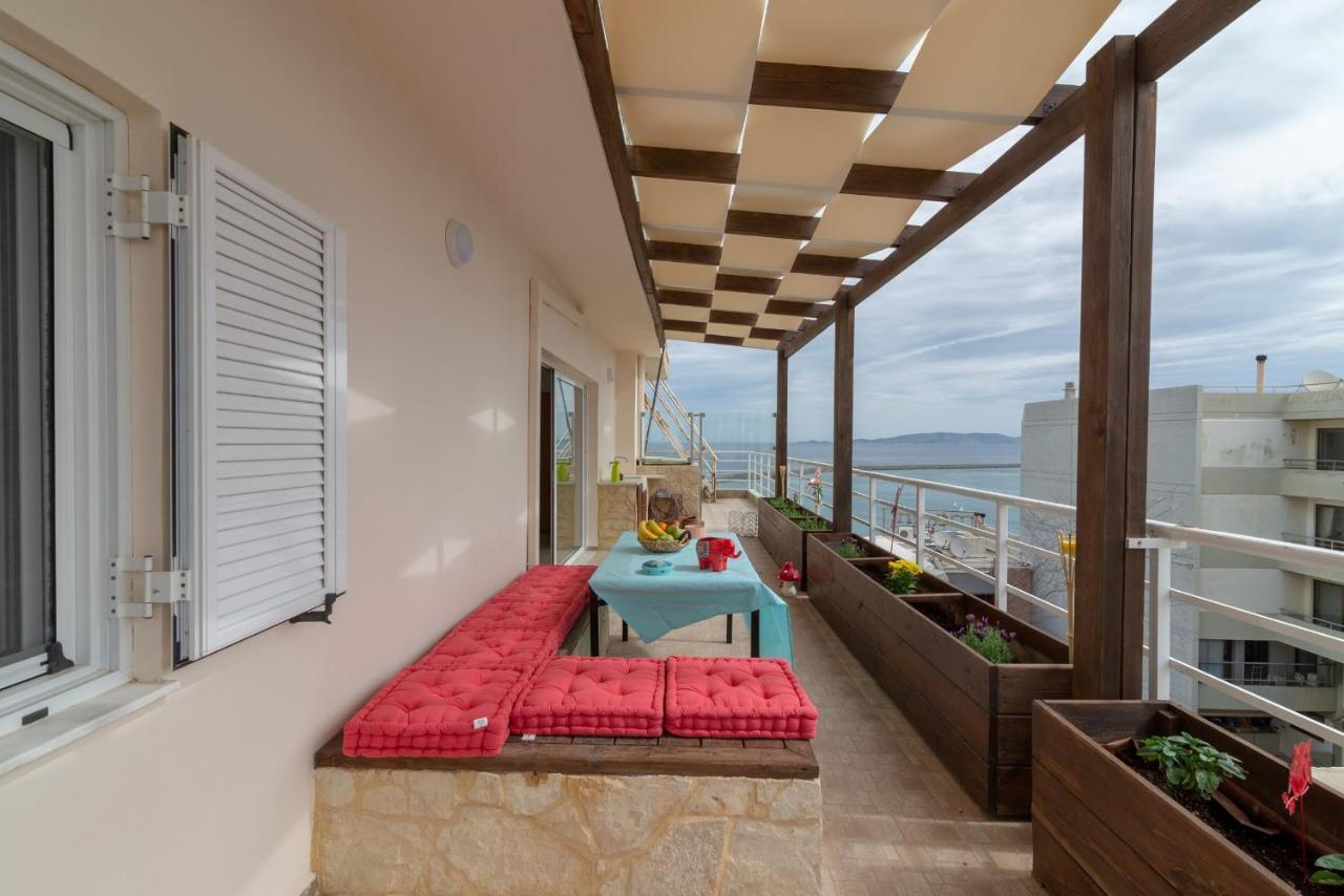 Penthouse Apartment In Downtown With Seaview Heraclión Exterior foto