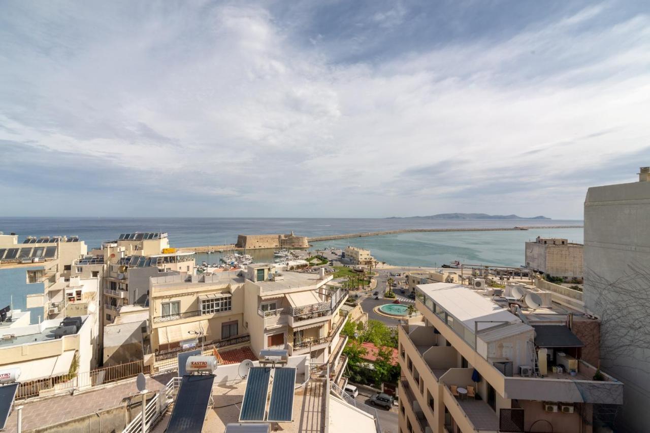 Penthouse Apartment In Downtown With Seaview Heraclión Exterior foto