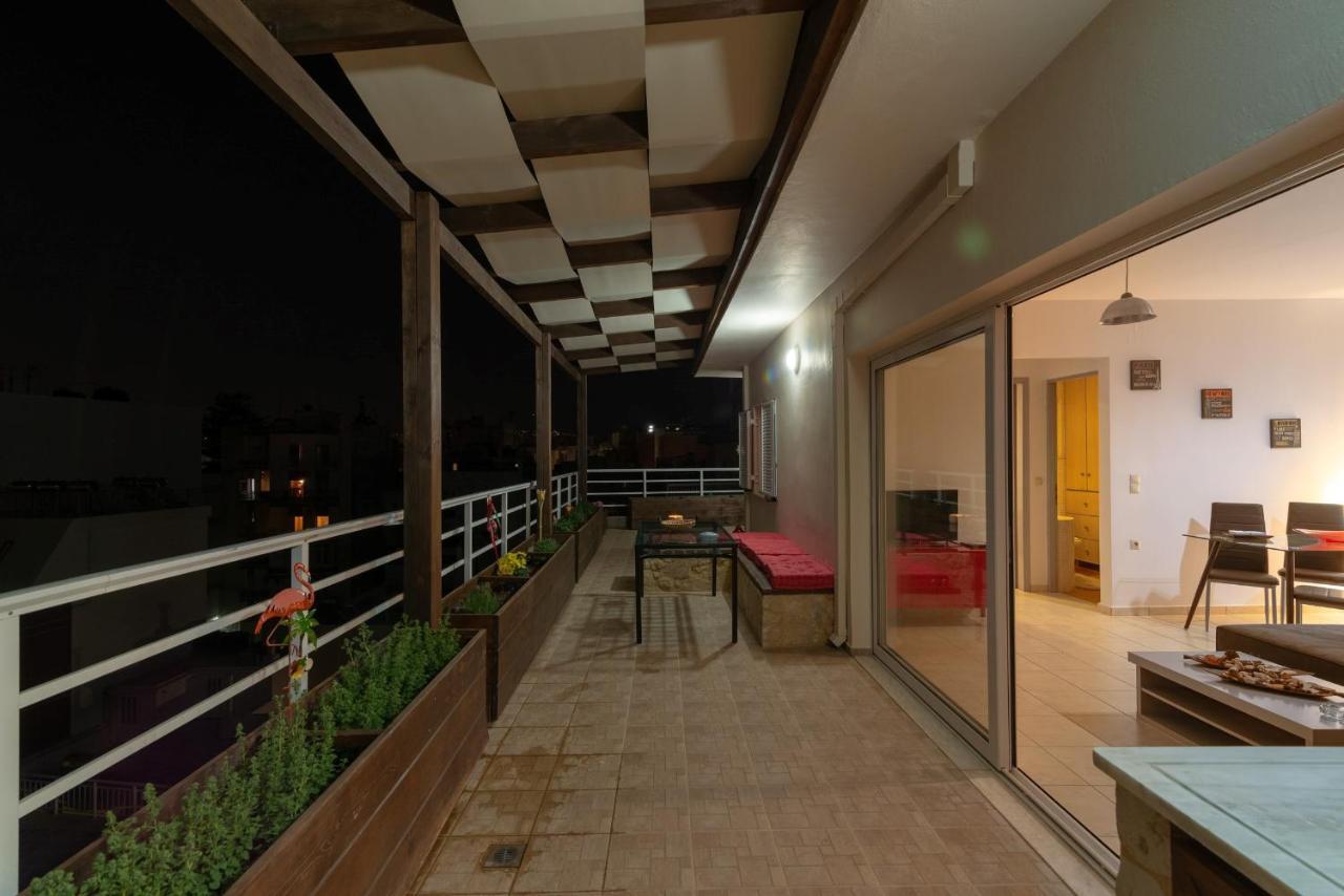 Penthouse Apartment In Downtown With Seaview Heraclión Exterior foto