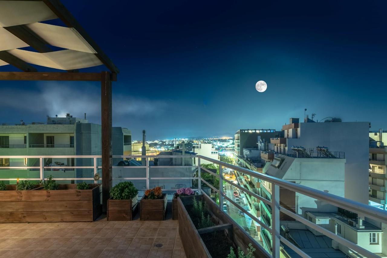 Penthouse Apartment In Downtown With Seaview Heraclión Exterior foto